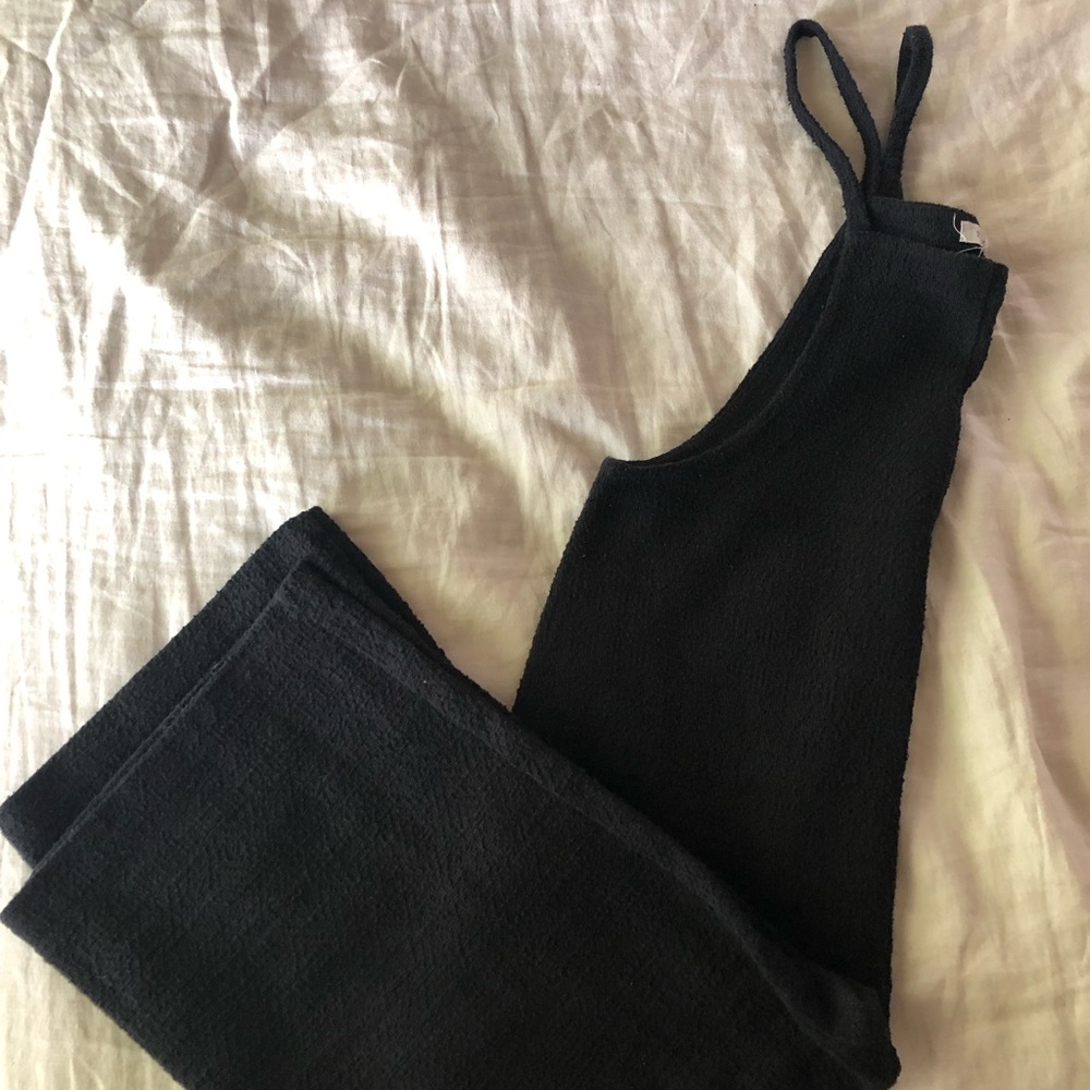 Madewell crop wide leg jumpsuit
